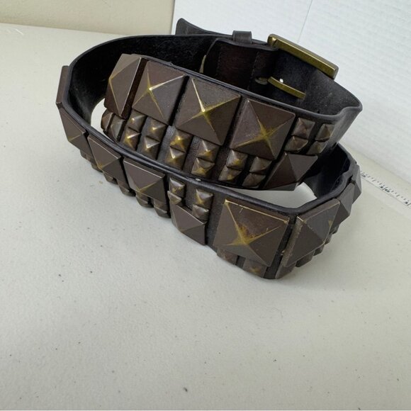 Vintage Steve Madden Boho Y2K 90s Studded Belt Grunge Perfection Size Large - Picture 2 of 13
